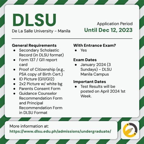 dlsu college entrance exam